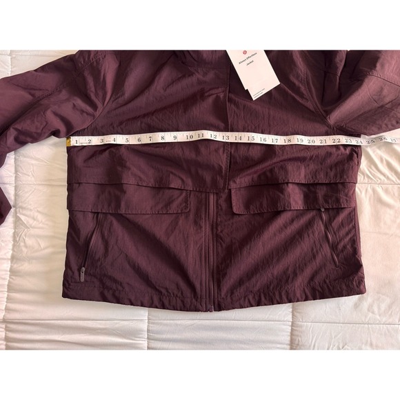New Lululemon Always Effortless Jacket Size 12 Goodnight Plum W/Hood SOLD OUT - Picture 6 of 16
